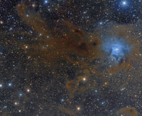 The Iris Nebula in Cepheus Fine Art Print by Roberto Colombari