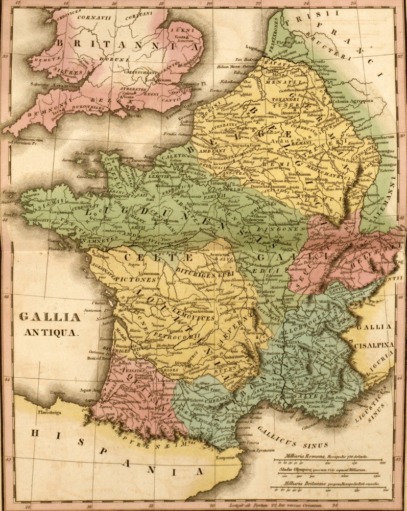 Ancient France - Gallia Antiqua Fine Art Print