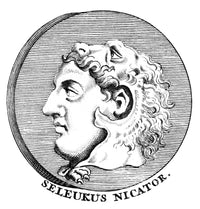 Seleucus I 'Nicator' Copper Engraving Fine Art Print - c. 1800