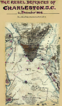 Rebel Defenses of Charleston South Carolina Fine Art Print by Robert Knox Sneden