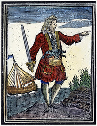 Charles Vane English Woodcut Fine Art Print (1725) by Granger Collection
