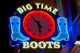 Big Time Boots Neon Sign Poster Print - Lower Broadway, Nashville
