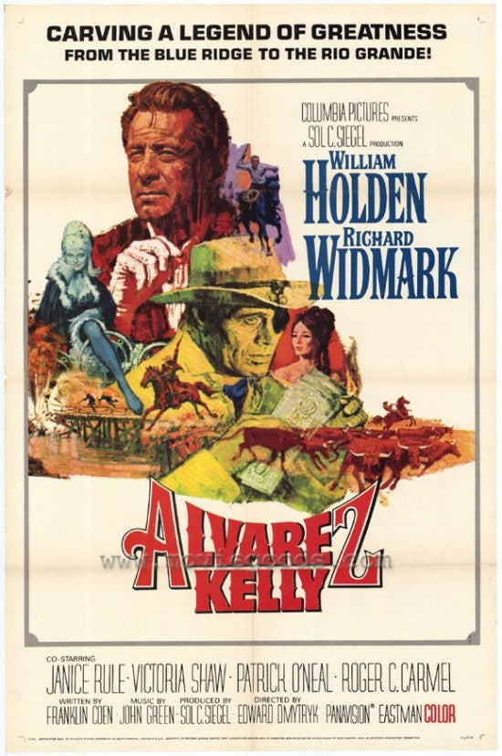Alvarez Kelly Movie Poster Print - 27 x 40