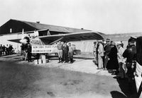 Charles A. Lindbergh with The Spirit of St. Louis Poster Print