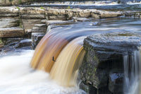 Coloured Waterfall Fine Art Print by John Short - Richmond, North Yorkshire