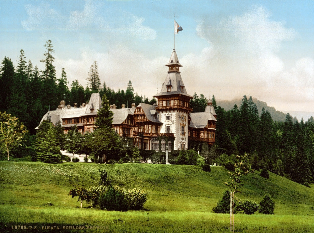 Peles Castle in Romania 1890s Fine Art Print by Science Source