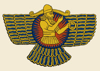 Ashur, Assyrian God Fine Art Print by Science Source