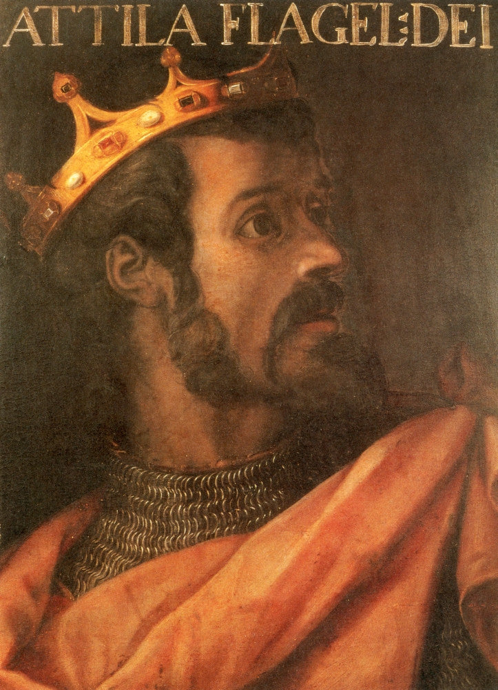 Attila, Emperor of the Huns Fine Art Print by Science Source