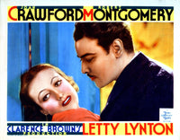 Letty Lynton Movie Poster Print Featuring Joan Crawford - 1932