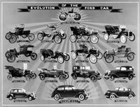 Automobile History: Ford Models Fine Art Print (1896-1937) by Granger Collection