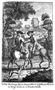England: Highwayman C1665 - Line Engraving by Claude Duval