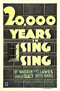 20000 Years In Sing Sing Movie Poster Art - 1932 Masterprint