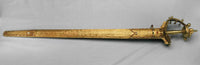 Decorative Sword Print from Mysore, India - 18th to Mid-20th Century