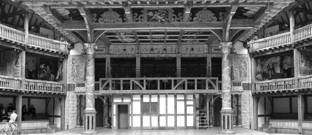Interiors of Globe Theatre Stage Fine Art Print - London