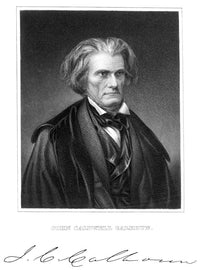 John C. Calhoun Steel Engraving Fine Art Print - 19th Century