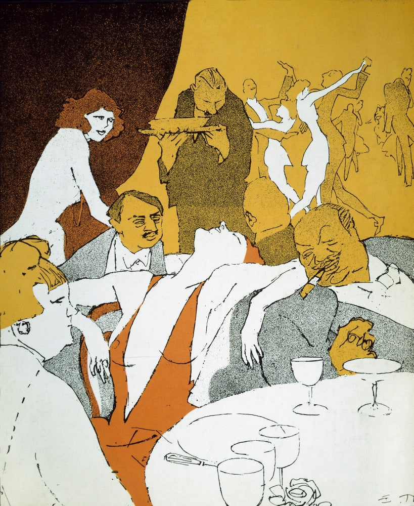 1920s German Cartoon: 'Why Do We Need Costumes?' by Eduard Thony