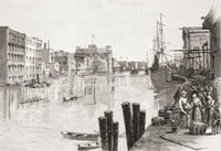 19th Century View of Milwaukee's Third Ward District Art Print by Ken Welsh