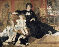 Madame Carpenter and Her Children Fine Art Print by Pierre-Auguste Renoir