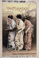 Gilbert & Sullivan's The Mikado Poster Print - First American Production 1885