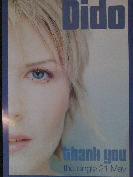 Dido Thank You Rolled Poster - Perfect for Home or Office