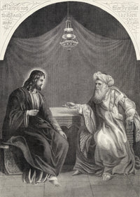 Christ and Nicodemus Fine Art Print by Ken Welsh | Posterazzi