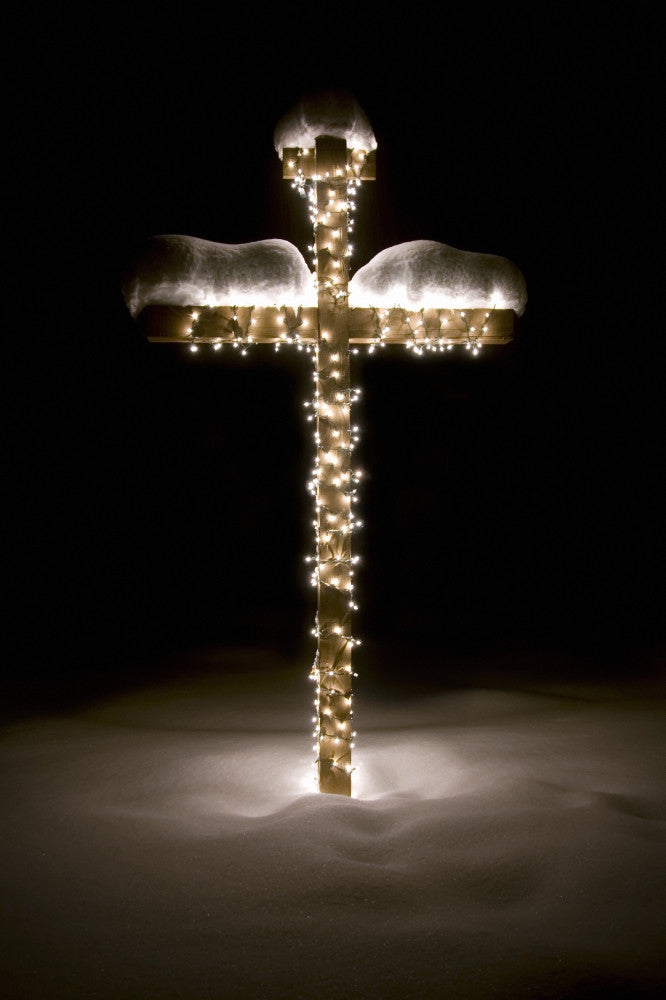 Illuminated Cross Fine Art Print by Blake Kent | Design Pics