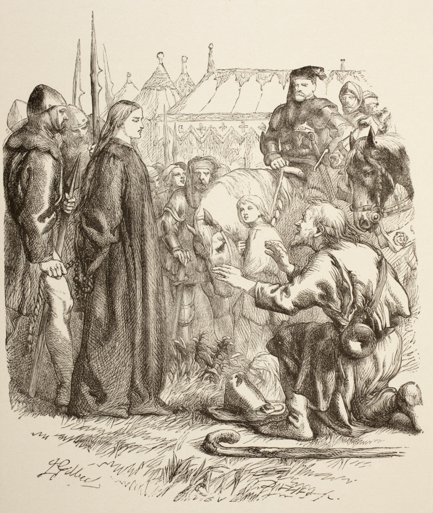 Joan of Arc at the Stake Fine Art Print by Sir John Gilbert