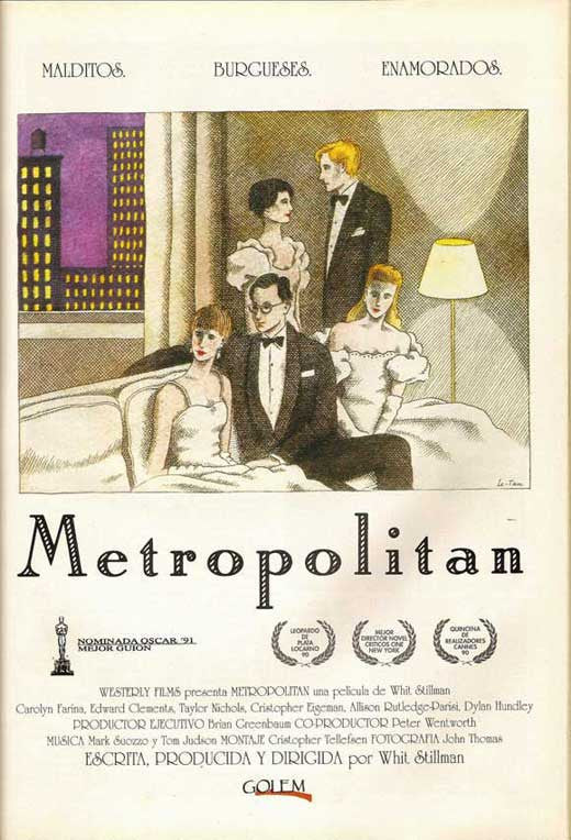 Metropolitan Movie Poster Print (11x17) | Posterazzi