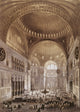 Hagia Sophia Nave Fine Art Print - Line Engraving by Gaspard Fossati