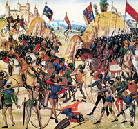 Battle of Crecy 1346 Fine Art Print - Granger Collection