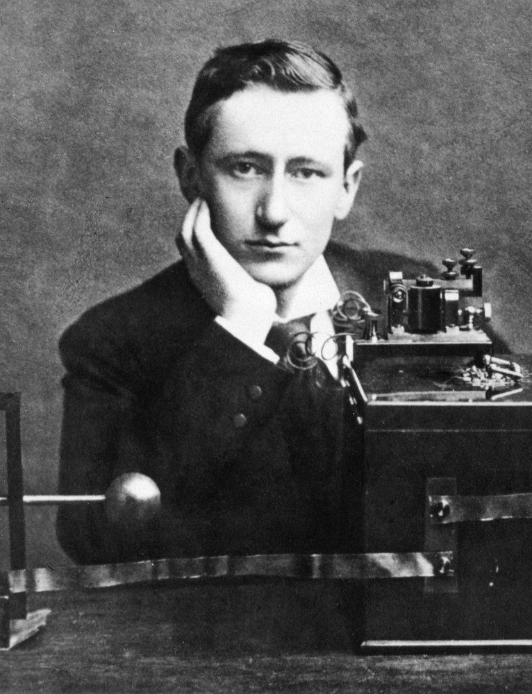 Guglielmo Marconi Fine Art Print - Coherer Radio Receiver (1896)