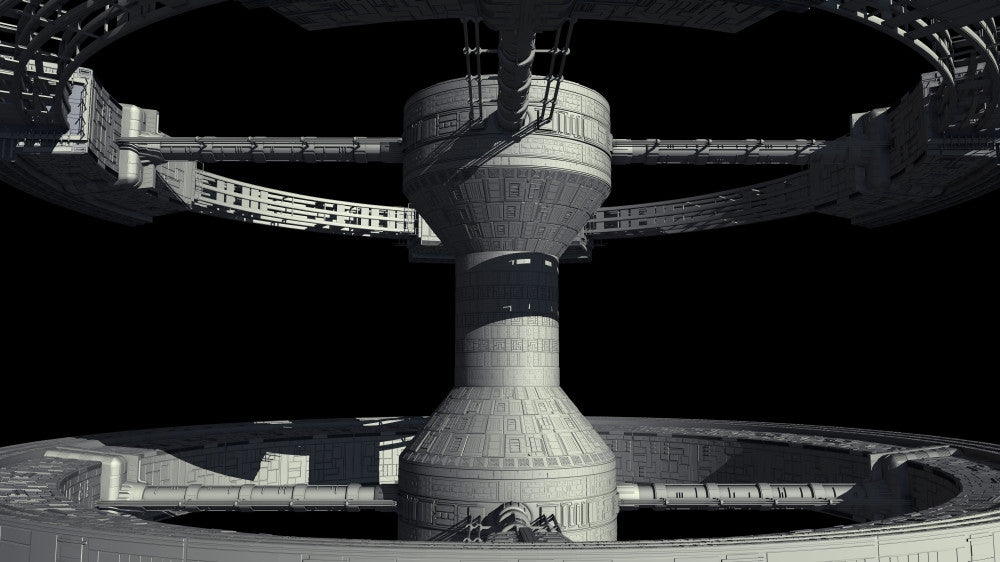 Close-Up of Space Station from 2001: A Space Odyssey Fine Art Print