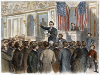 Johnson Impeachment 1868 Fine Art Print - Thaddeus Stevens Closing Debate