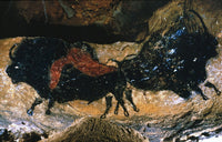 Cave Drawing of Running Bison from Lascaux, France Fine Art Print