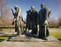 Rodin's The Burghers of Calais Bronze Sculpture Poster Print