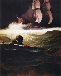 The Wreck of the Covenant Fine Art Print by N.C. Wyeth for Kidnapped