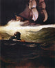 The Wreck of the Covenant Fine Art Print by N.C. Wyeth for Kidnapped