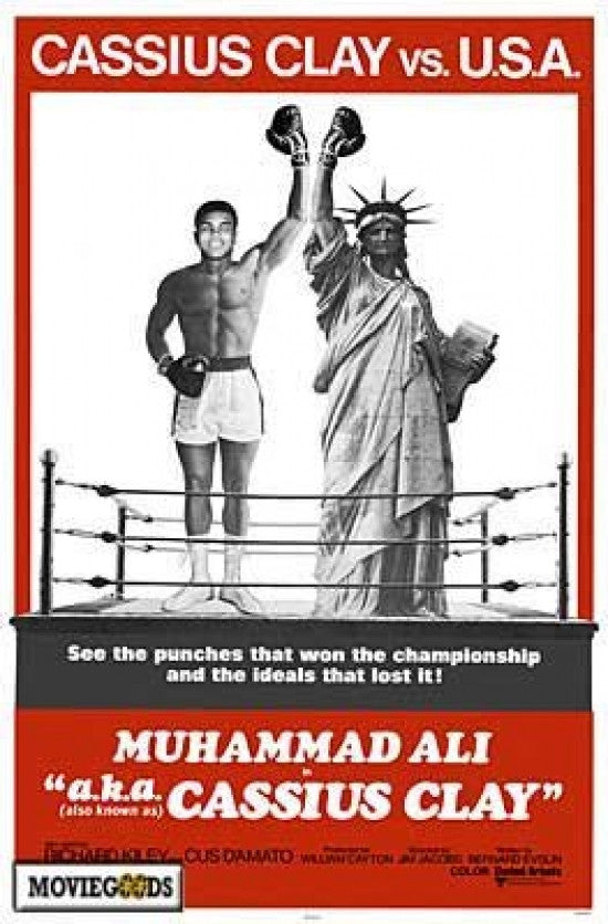 Cassius Clay vs. USA Movie Poster Print (27x40)