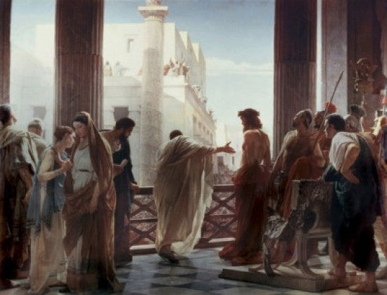 Ecce Homo Fine Art Poster Print by Antonio Ciseri (8x10)