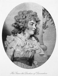 Georgiana Spencer, Duchess of Devonshire Aquatint Print by Granger Collection