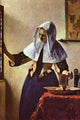 Young Woman with a Water Jug at the Window Fine Art Print by Johannes Vermeer