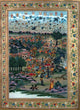 Prince Rama's Battle Against Ravana - Ramayana Miniature Art Print (1813)