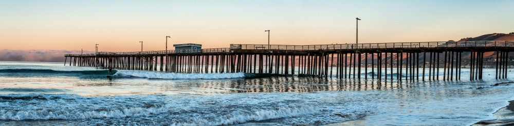 Pismo Beach Pier at Sunrise Fine Art Print by Panoramic Images