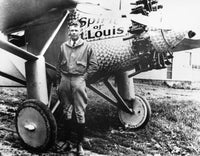 Charles A. Lindbergh and the Spirit of St. Louis Fine Art Print