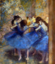 Degas Blue Dancers Fine Art Print by Edgar Degas