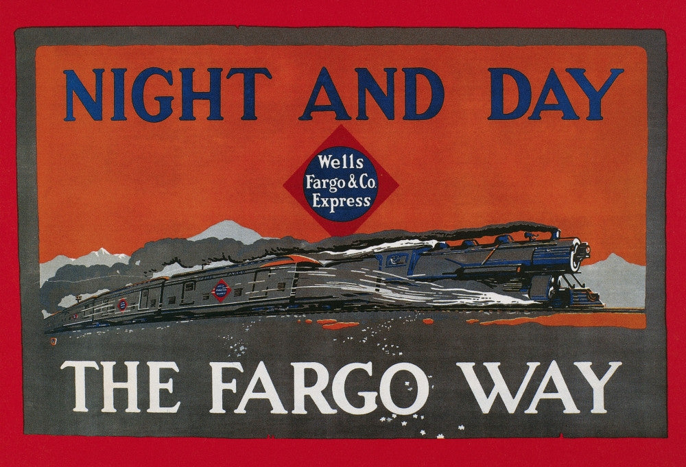 Wells Fargo Express 1915 Vintage Poster Print by Granger Collection