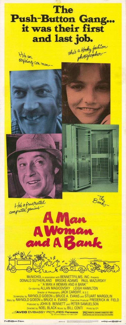 A Man, a Woman, and a Bank Movie Poster Print (27x40)