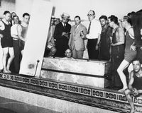 Harry Houdini Emerges from Casket Fine Art Print by Granger Collection