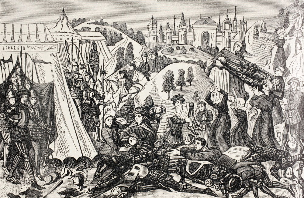After The Battle of Hastings Fine Art Print - Circa 1880