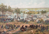The Battle of Gettysburg Fine Art Print - 19th Century Illustration